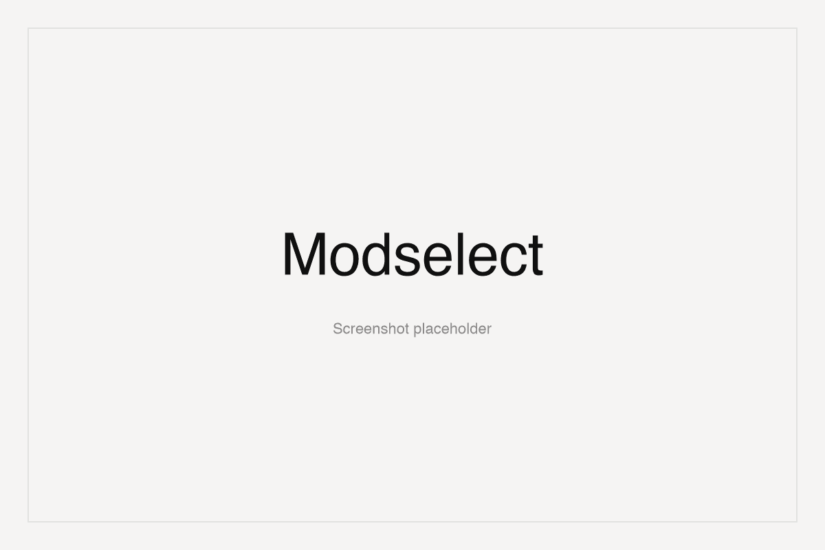 Modselect
